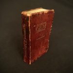 Sanseido's Gem Dictionary - distressed red leather