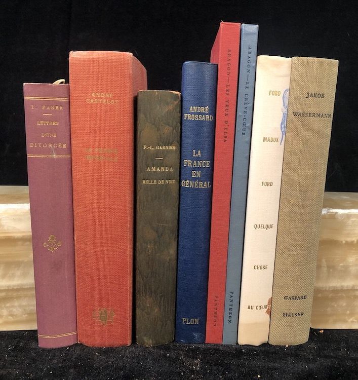 Eight assorted French bindings
