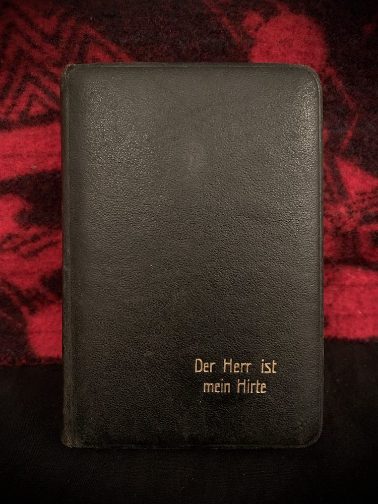 Little German Hymnal - smooth leather