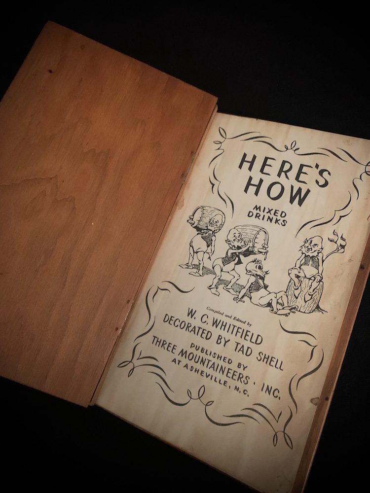 “Here’s How” Mixed Drinks - wooden binding