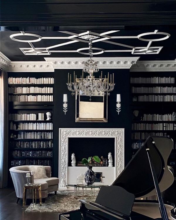 Dinah Capshaw Interior Designs - Fade to Black books