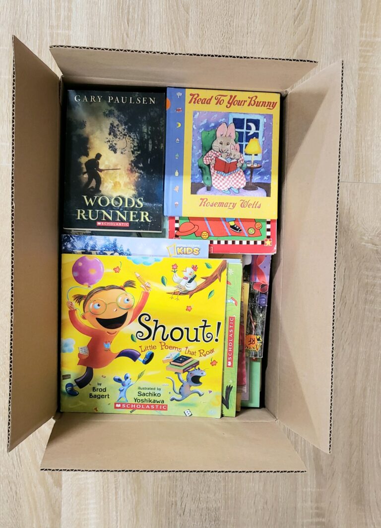 Half sized children's book boxes, Kindergarten to Grade 2
