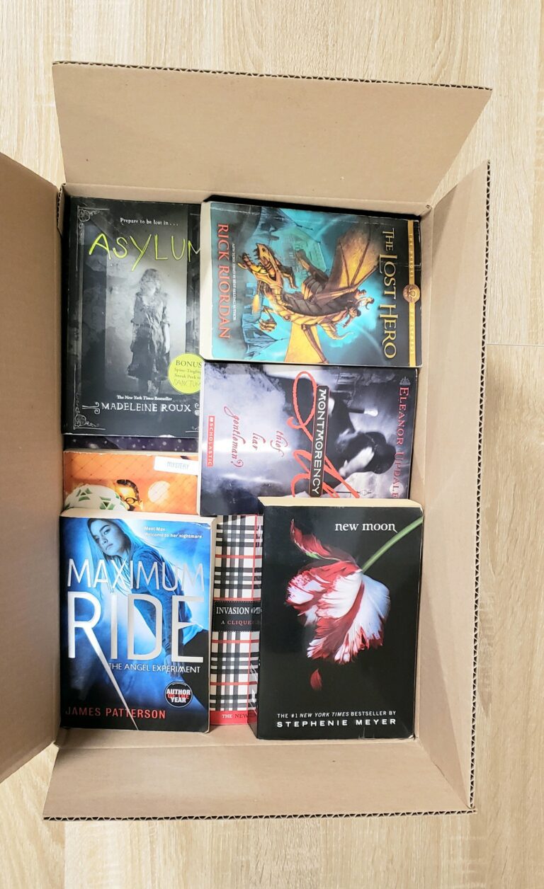 Half sized children's book boxes, young adult