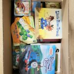 Half sized children's book boxes, toddler to pre k